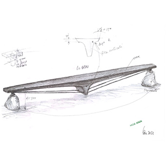 "Incanto" bench